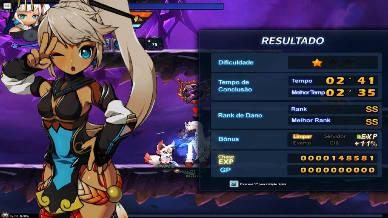 VAZIO INVASÃO 3F LIN TREVAS [NoPot] | GRAND CHASE CLASSIC
