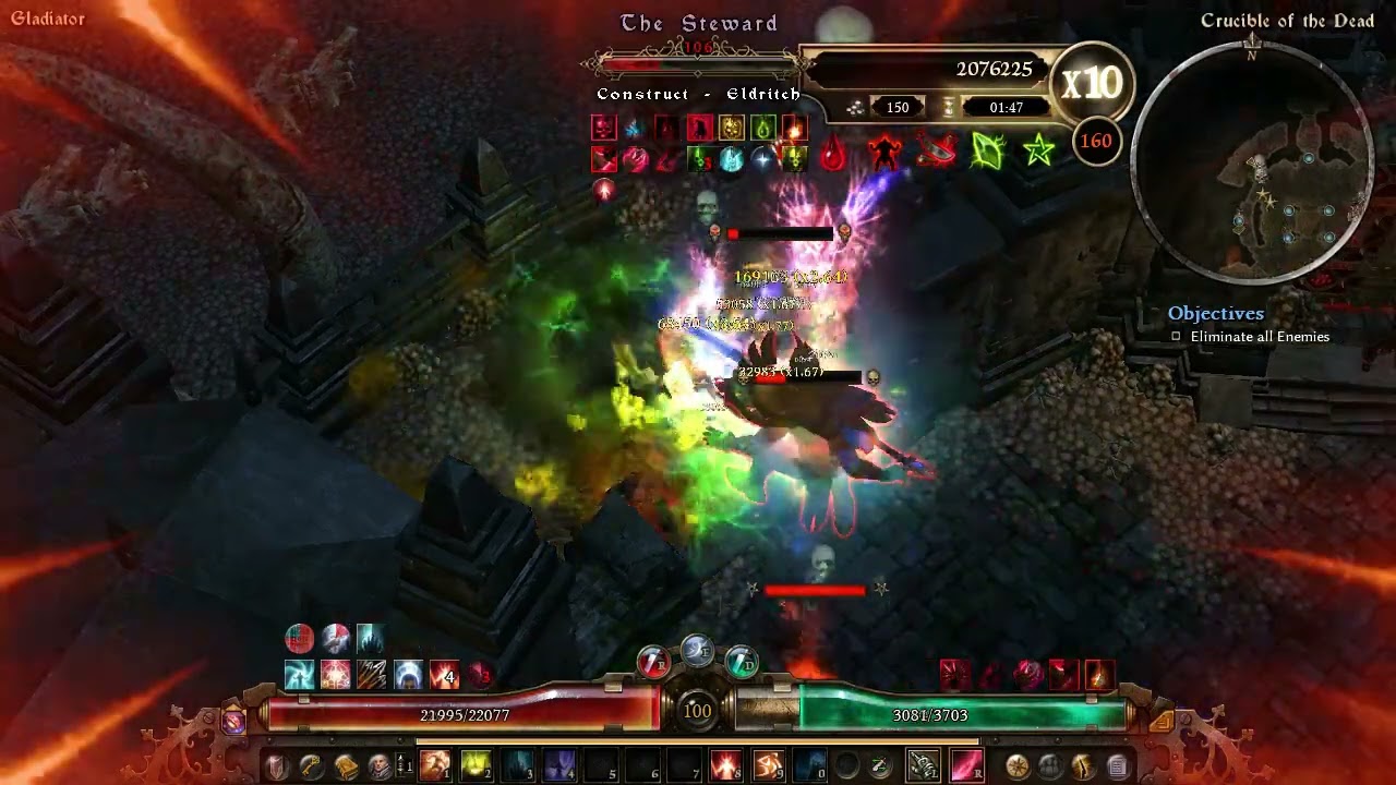 Nofika's Blightlord+Drain Essence Oppressor Crucible naked+EX 4:12