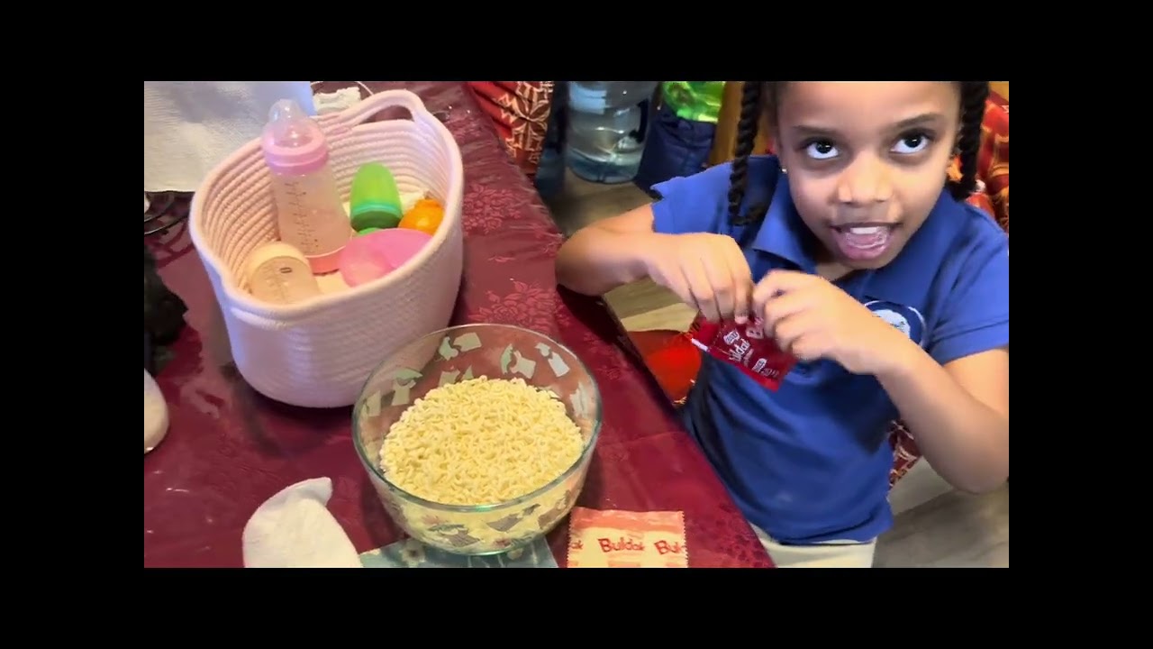 Making Buldak Ramen