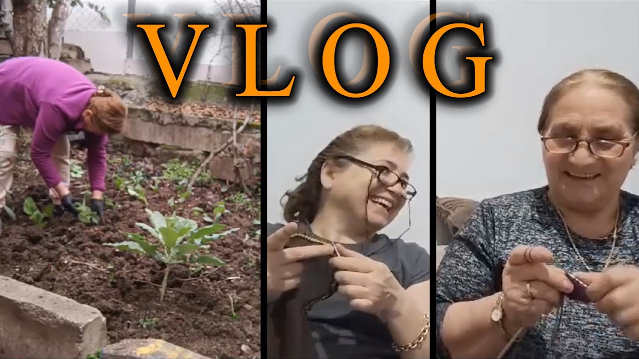 BAHÇEYE KARALAHANA EKİYORUZ - EVİMİZDE MİSAFİRLERİMİZ VAR (VLOG)