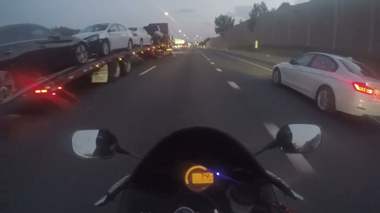 Highway Run on my 2006 Kawasaki ZX6R