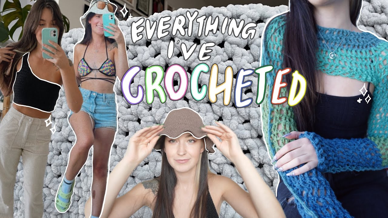 CROCHET | Everything I made this year (as a beginner)