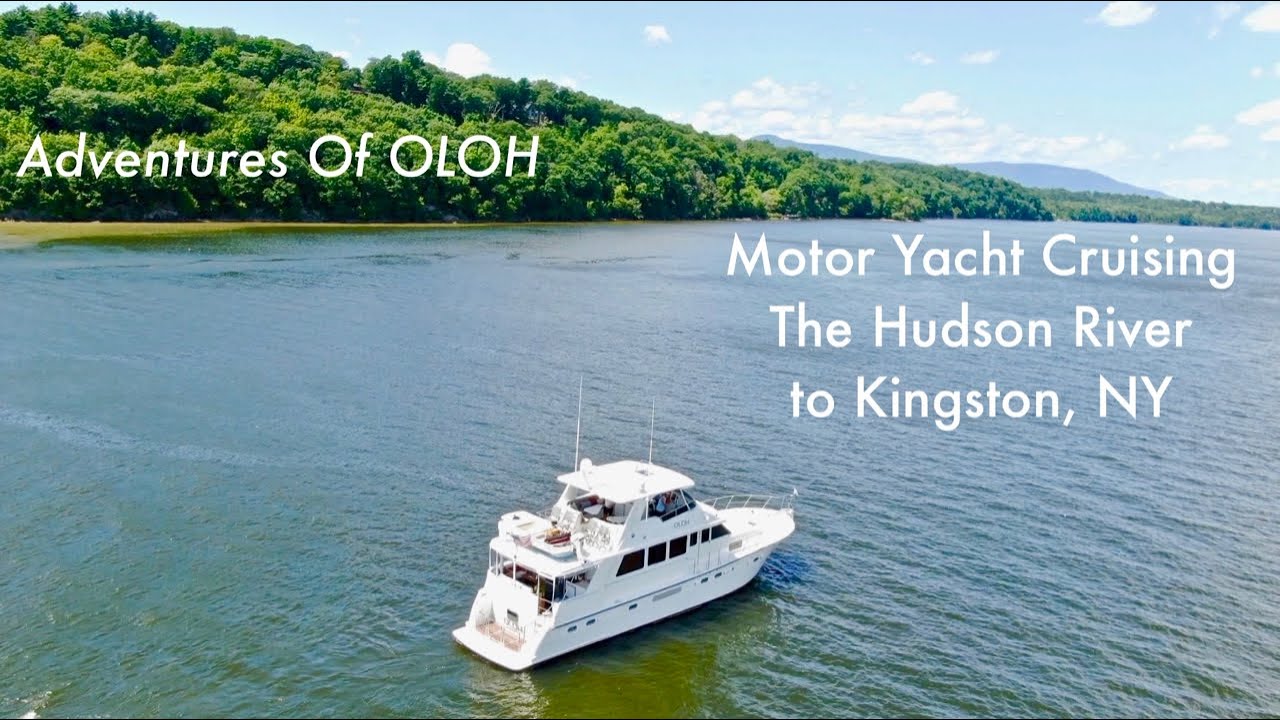 M/Y OLOH — катание на лодке по реке Гудзон — выход в море и круиз в Кингстон, штат Нью-Йорк