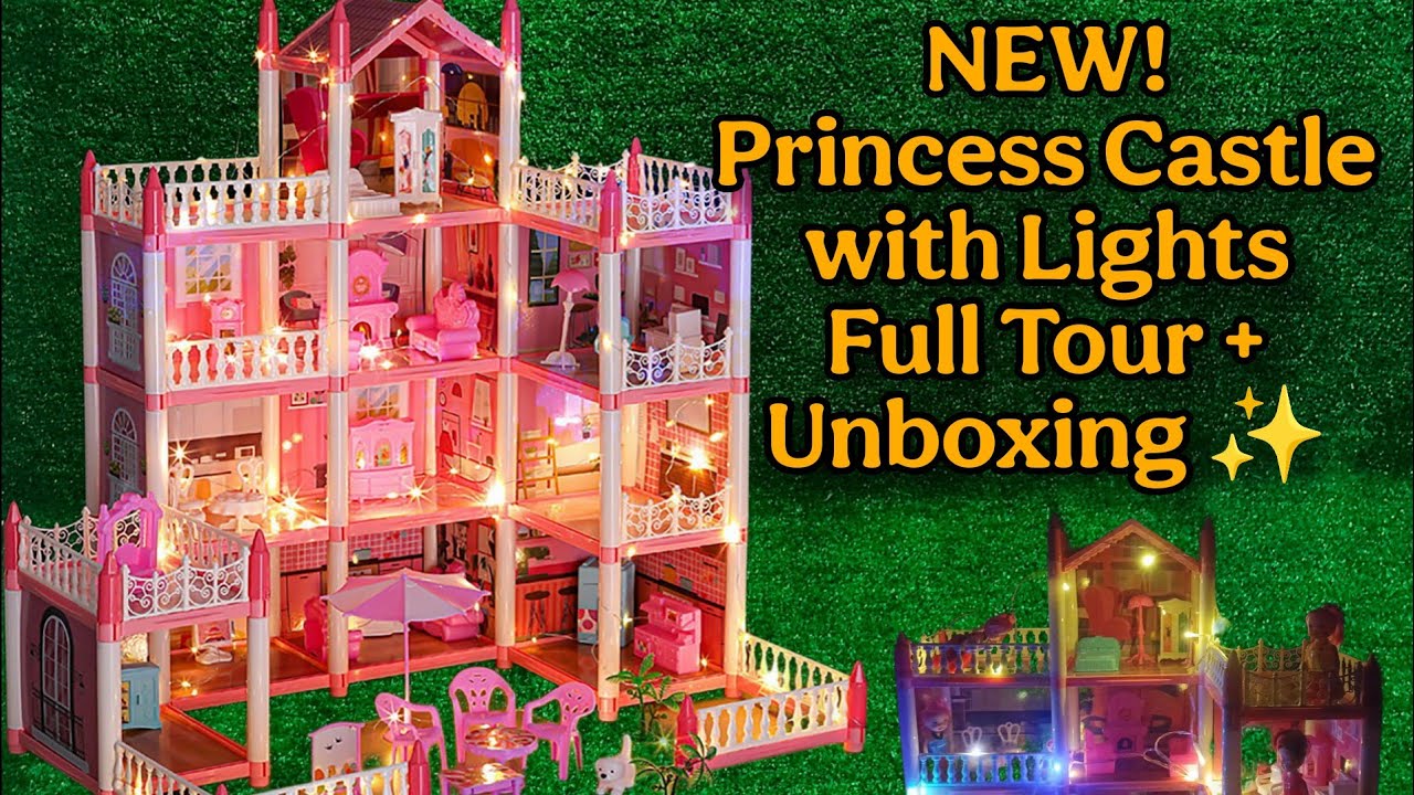 Satisfying With Unboxing & ReviewMiniature Barbie Doll House Set Toys