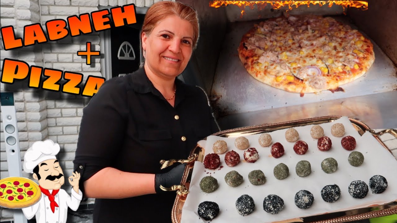 LECKERSTE SYRISCHE LABNEH 😍 SELBSTGEMACHTE PIZZA & KIŚNIŚ | Rami.K