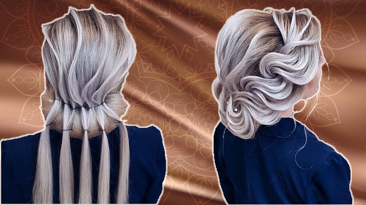 تسريحة شعر زفاف جميلة للشعر الطويل والمتوسط تسريحات شعر للنساء