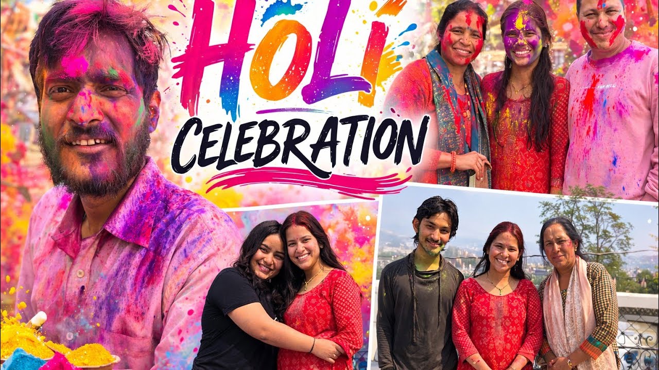 Holi Celebration #holi 
