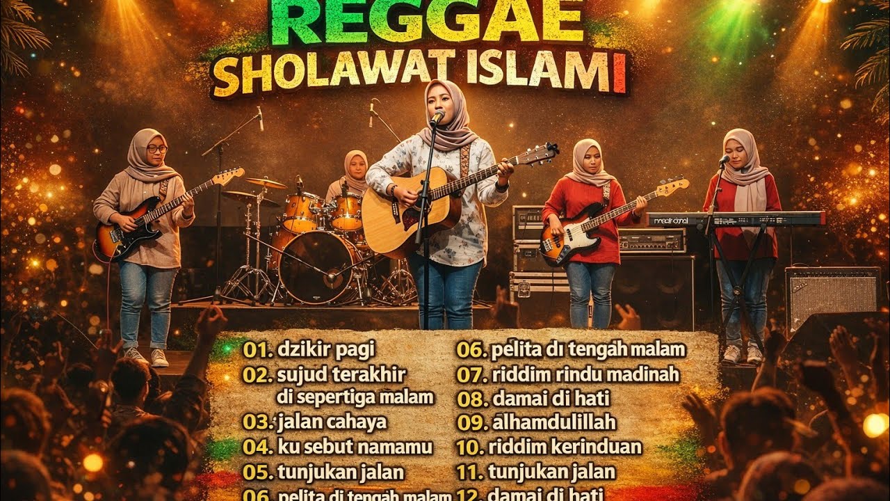 Full Album Reggae Sholawat Islami | Damai di Hati & Rindu Madinah
