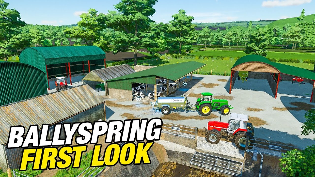 BALLYSPRING 22 | Farming Simulator 22 | FIRST LOOK - Eire Agri Modding