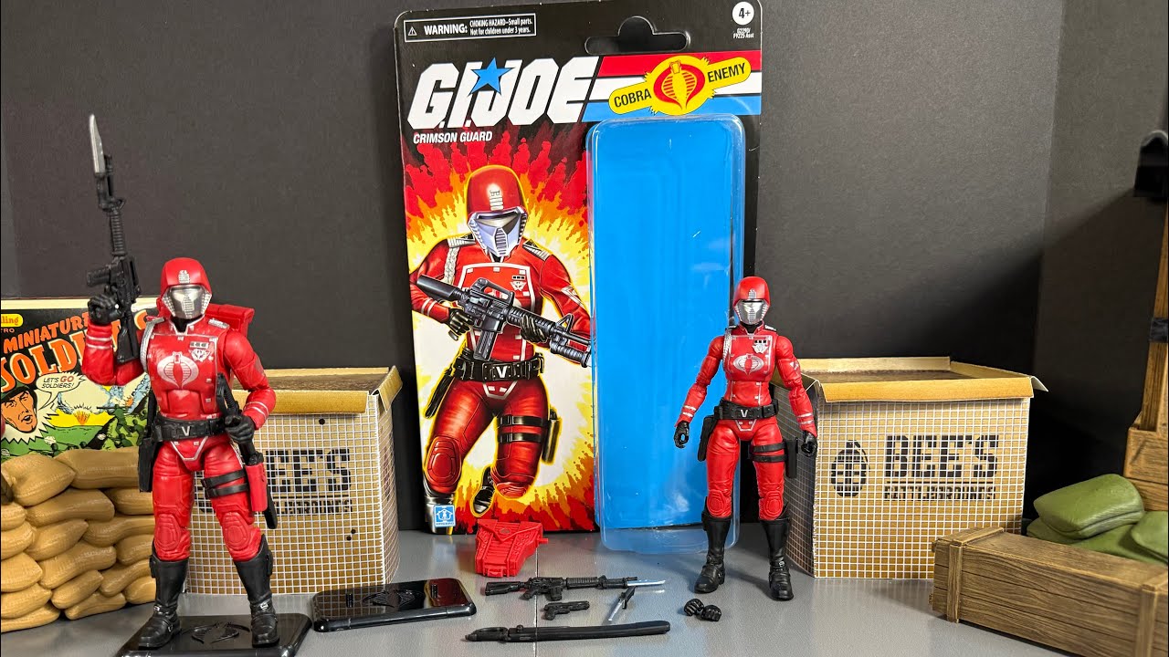 GIJoe Classified Retro Cardback Crimson Guard (Laura 343) 