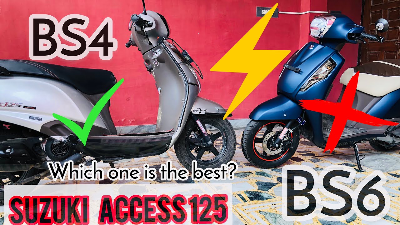 Suzuki Access 125 BS4 Vs BS6 Biggest Differences