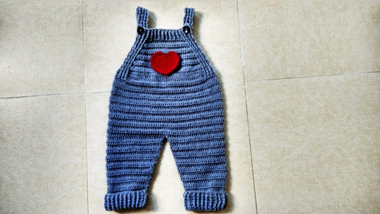 easy crochet romper pattern for baby boy and gilrs(tutorial Hindi me)