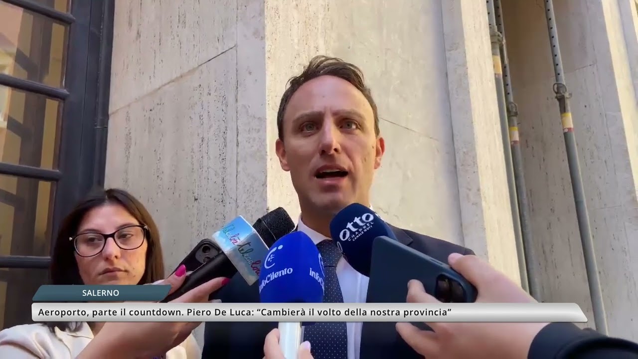Aeroporto Salerno, parte il countdown. Piero De Luca: “Cambierà il volto della nostra provincia”