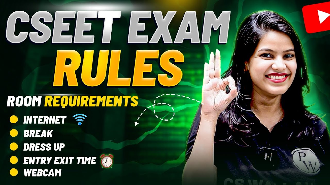 CSEET Exam Rules Explained🎯 Don't Skip ✅