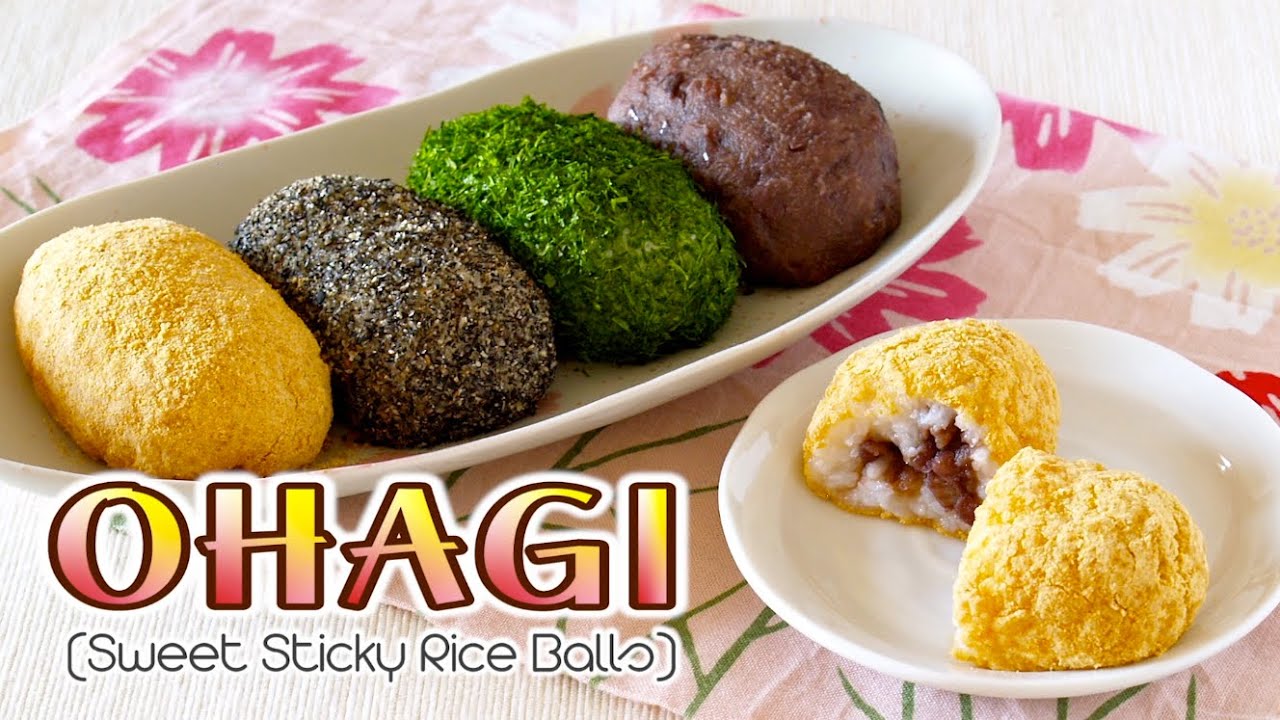 Ohagi / Botamochi (Japanese Sweet Sticky Rice Balls) おはぎ/ぼたもちの作り方 - OCHIKERON - CREATE EAT HAPPY