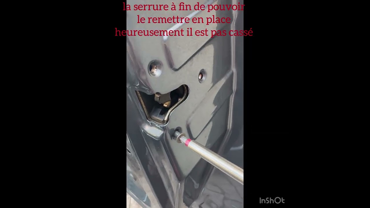 Porte Peugeot 307 ne s’ouvre pas de l’intérieur 