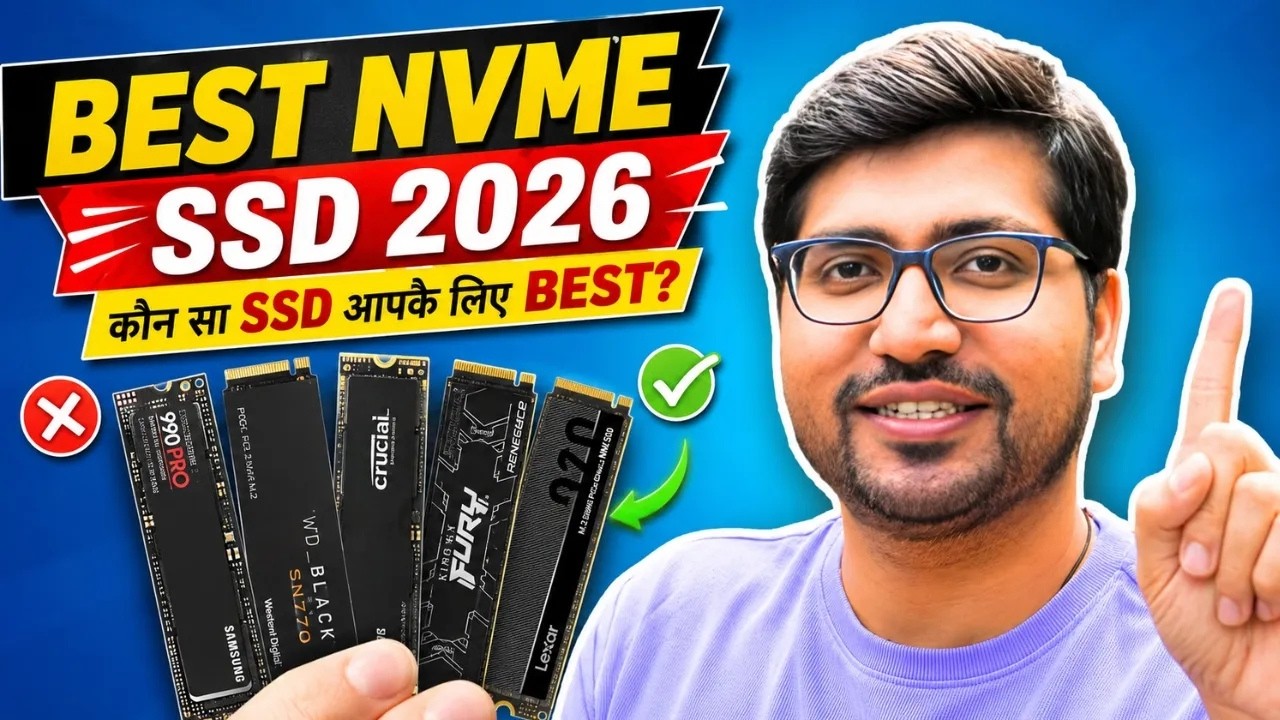 [TOP 3]🔥Best NVMe SSD in India 2026 💻 Best SSD for Laptop 🚀 500GB & 1TB Gen 4 Storage Upgrades! 