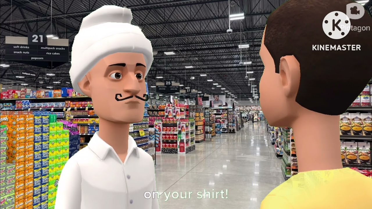 Sofia The First Smears Red Paint On Morty At Kroger/Grounded