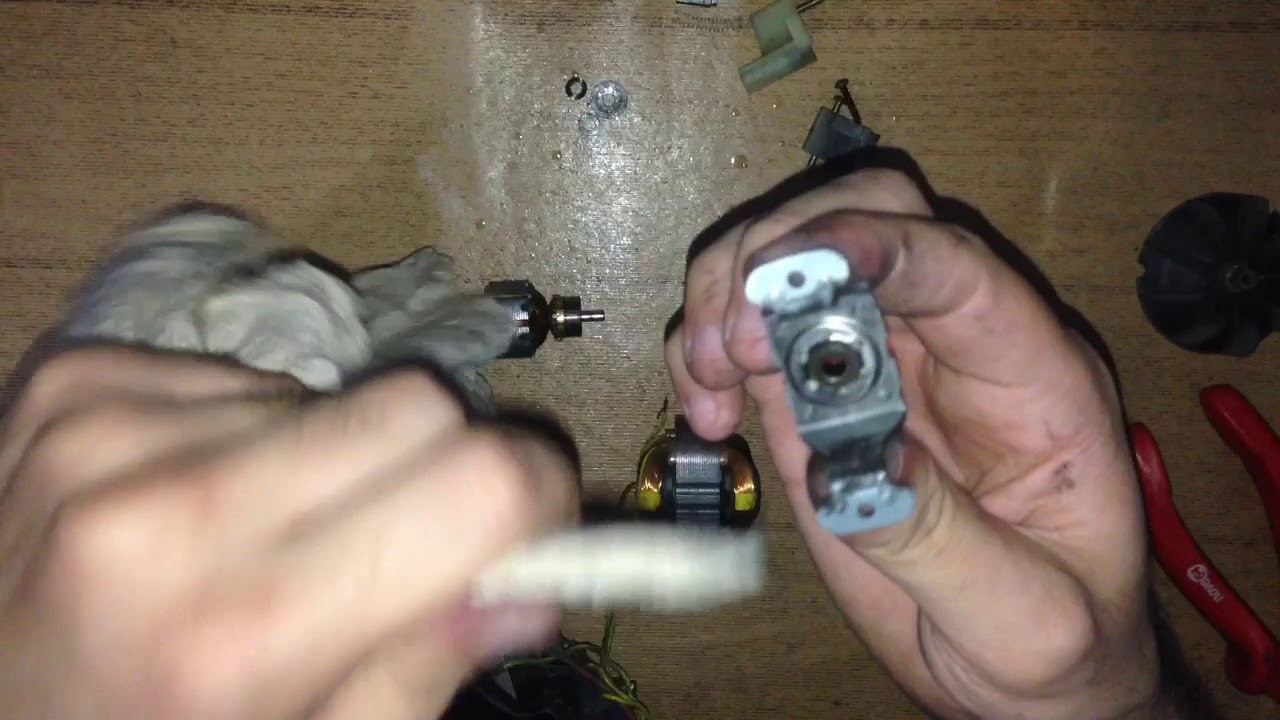 Trocando suporte do motor - Secador Taiff