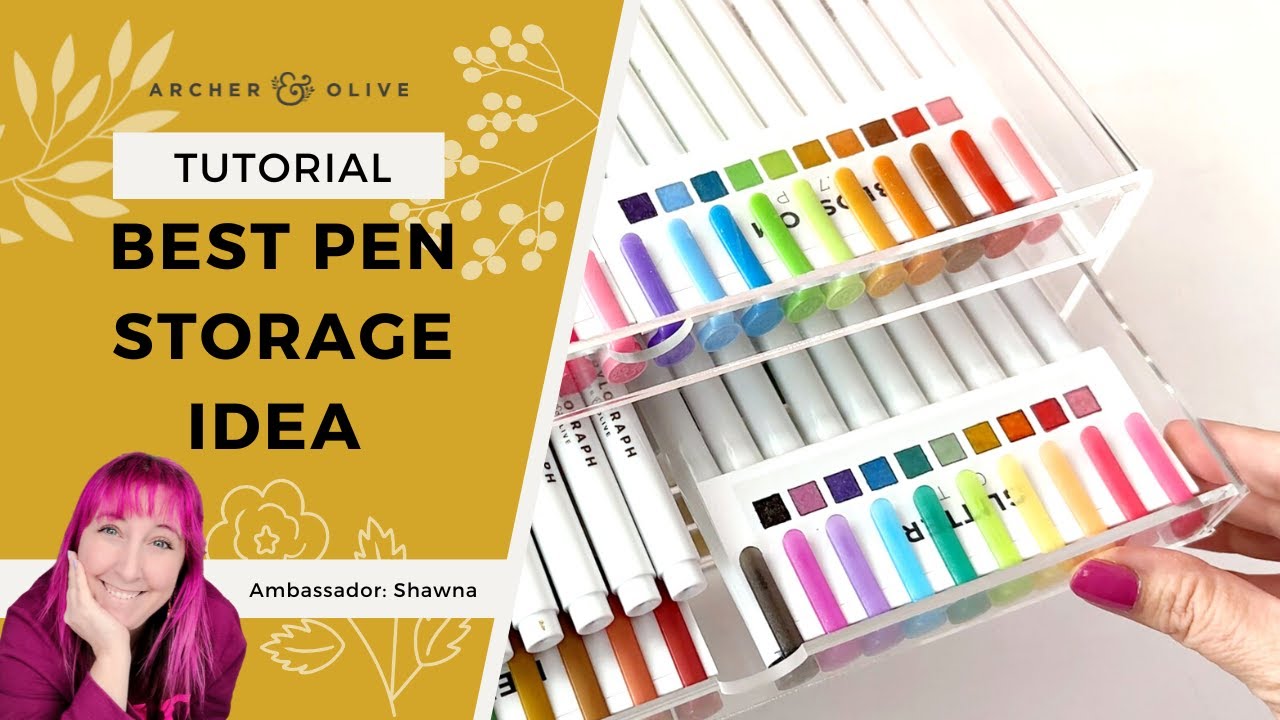 How To Organize Your Pens | Best Pen Storage Solution Idea