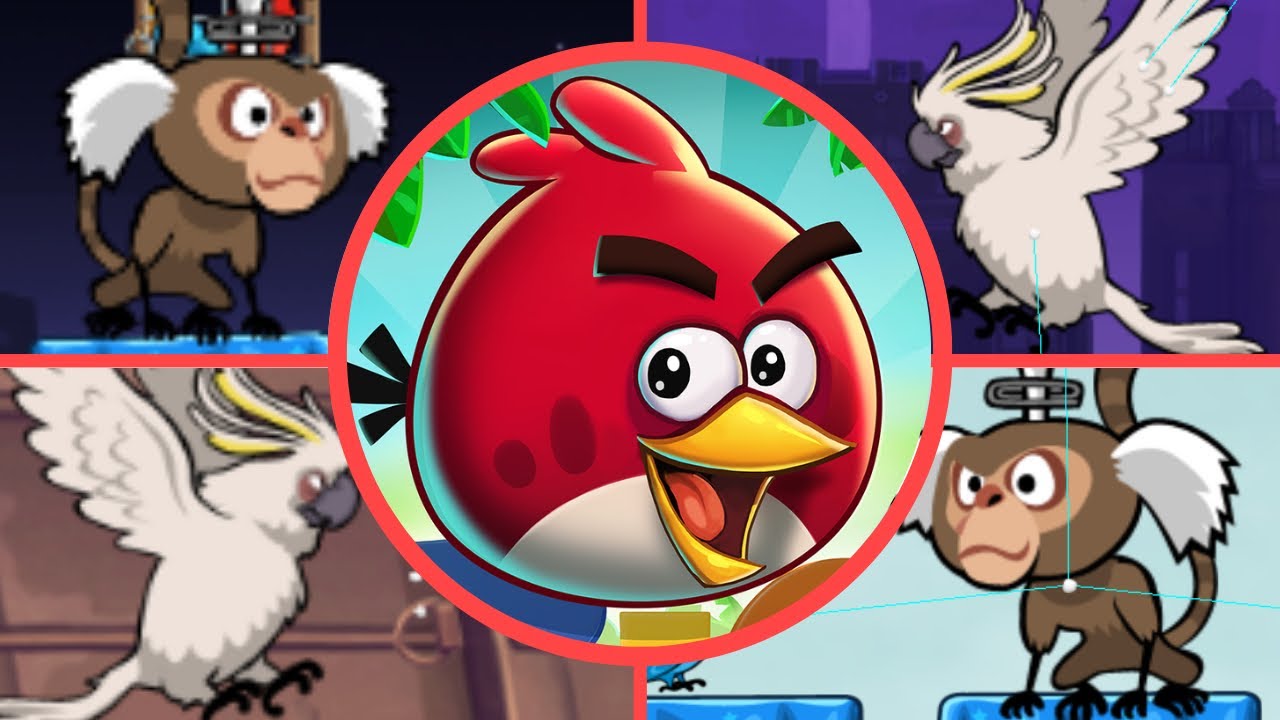 Angry Birds Rio Sprites Changed (1 & 2) - All Bosses (Luta dos Bosses)