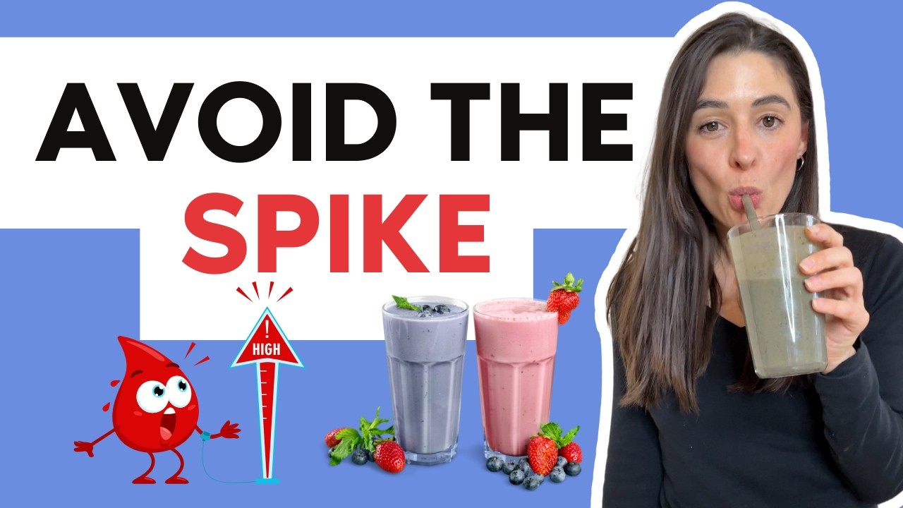 Blood-Sugar Friendly Smoothie for Diabetes. DIETITIAN APPROVED.