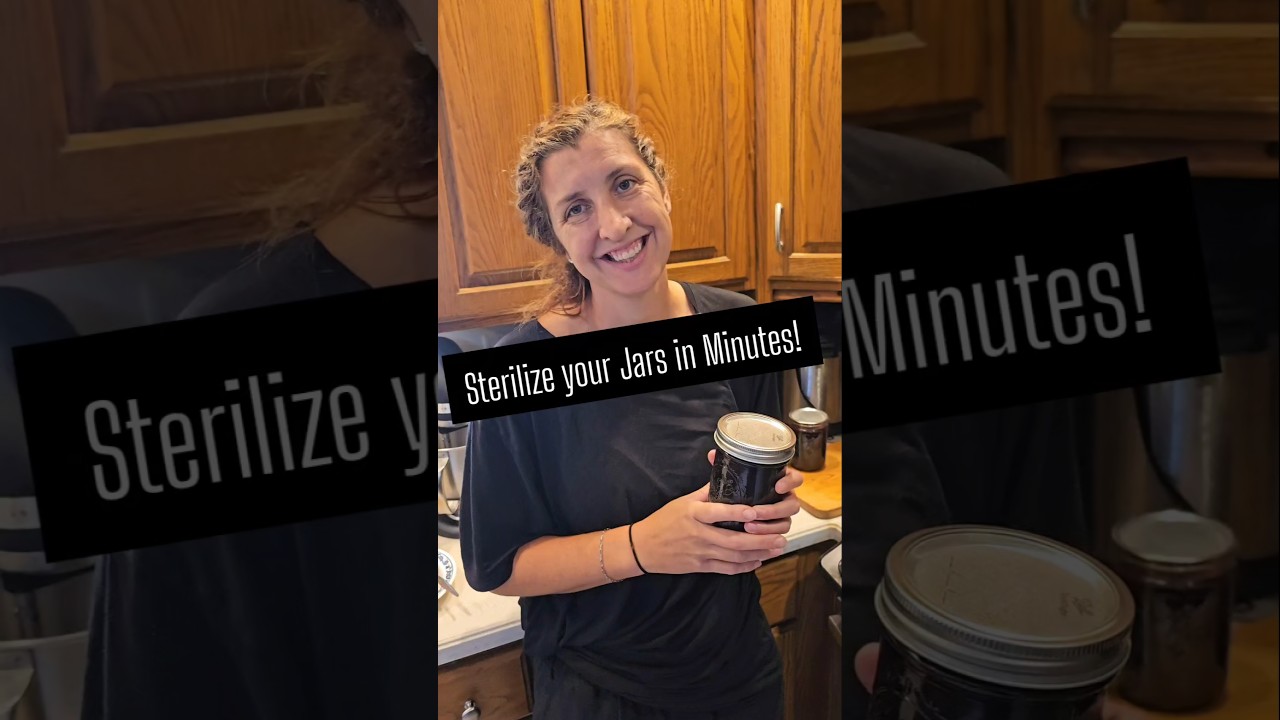 How to Sterilize Jars for Canning 🫙 (Quick & Easy Method)