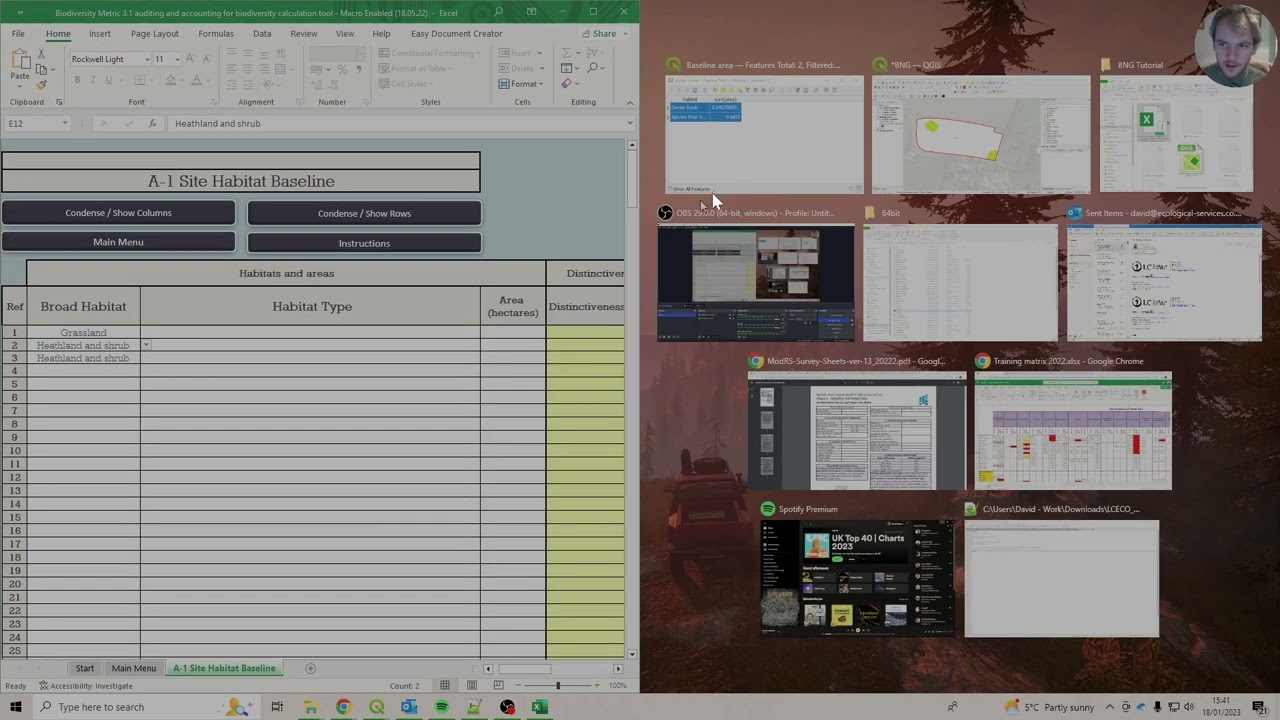 Biodiversity Net Gain in QGIS - Biodiversity Metric 3.1