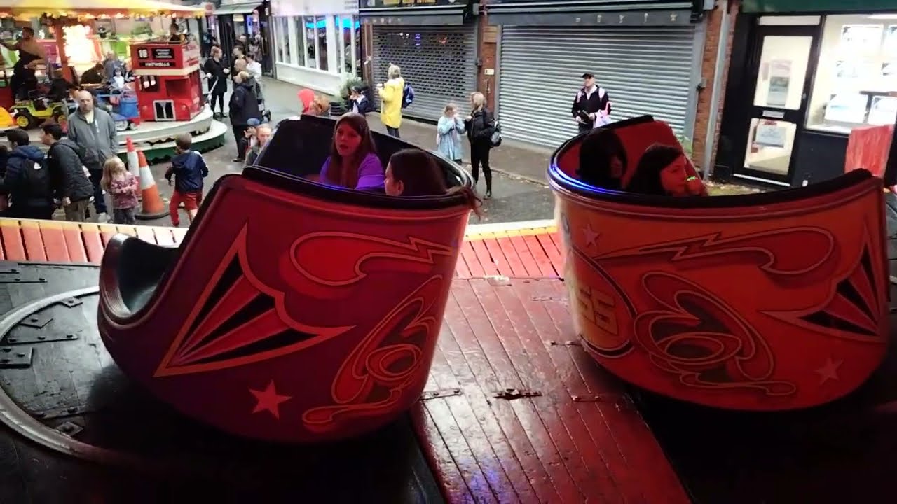 Pollard waltzer paybox view. Kayes Amusements. Kings Norton.
