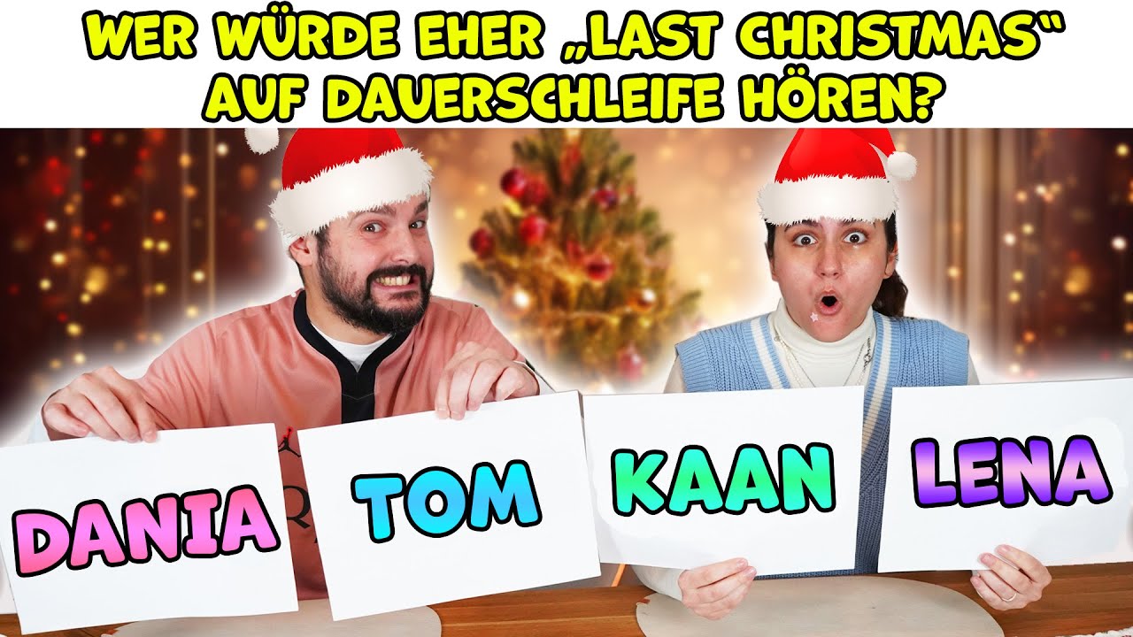 WER WÜRDE EHER WEIHNACHTSGESCHENKE VON FREUNDEN KLAUEN?! Kaan & Dania LÄSTERN MAL WIEDER!