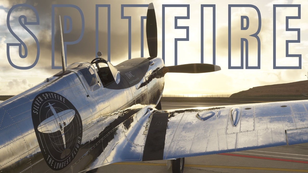 Silver Spitfire! | Sumburgh to RAF Lossiemouth  | FlyingIron | Microsoft Flight Simulator 2024 4K