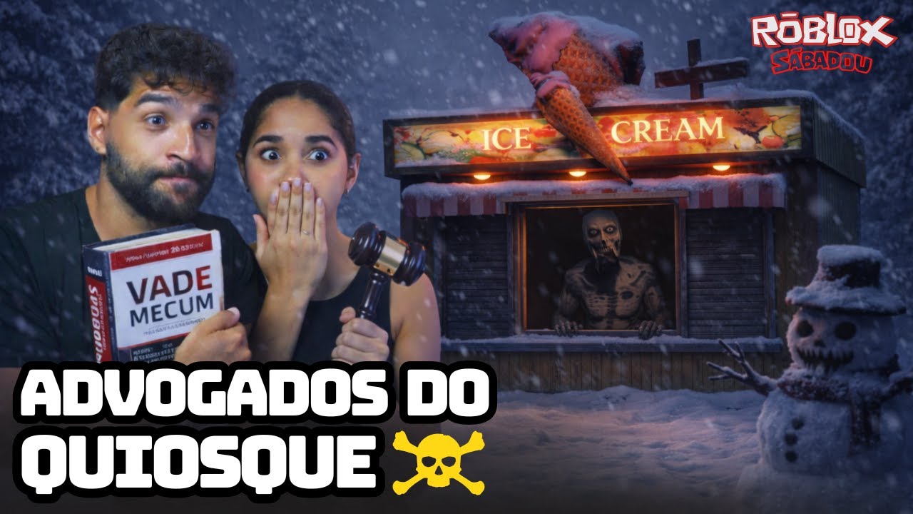 ENSINANDO MINHA IRMÃ ADVOGADA VENDER NO NOVO QUIOSQUE DO TERRO -  SHAWARMA DE GELO?