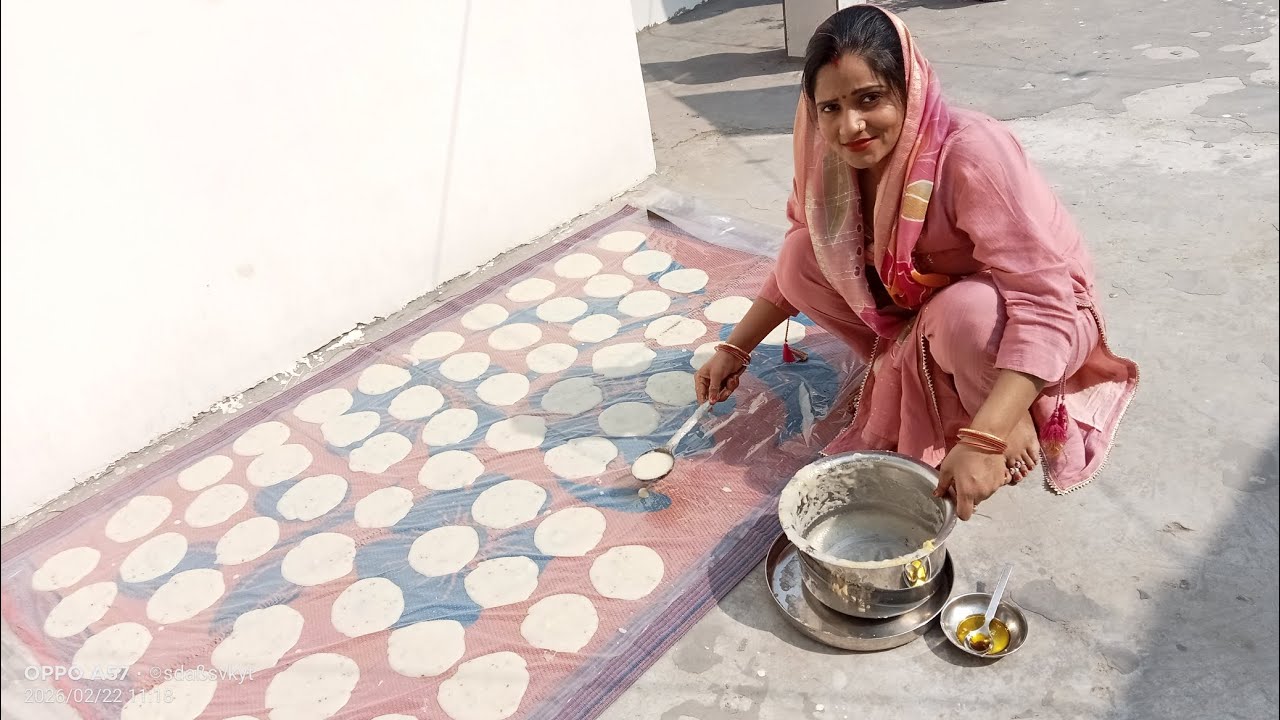 आज बनाए सूजी के पापड़ #होली की तैयारी शुरू#vlog#Savita ki duniya