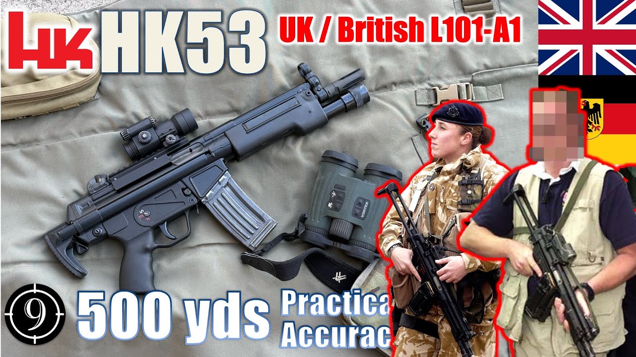 HK53 / L101A1 🇬🇧 to 500yds: Practical Accuracy [Feat Jonathan Ferguson / Royal Armouries]
