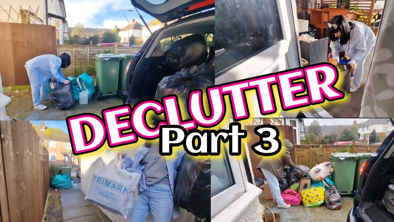 Declutter With Me Part 3!  IT ALL WENT WRONG!!!!! #decluttering #declutter #motivation 