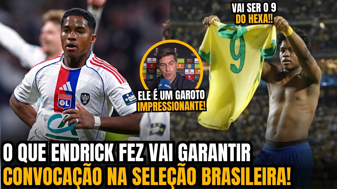 🚨NOSSA!! OLHO O QUE O ENDRICK CONSEGUIU FAZER EM UM MÊS NA FRANÇA QUE CALOU TODOS!!