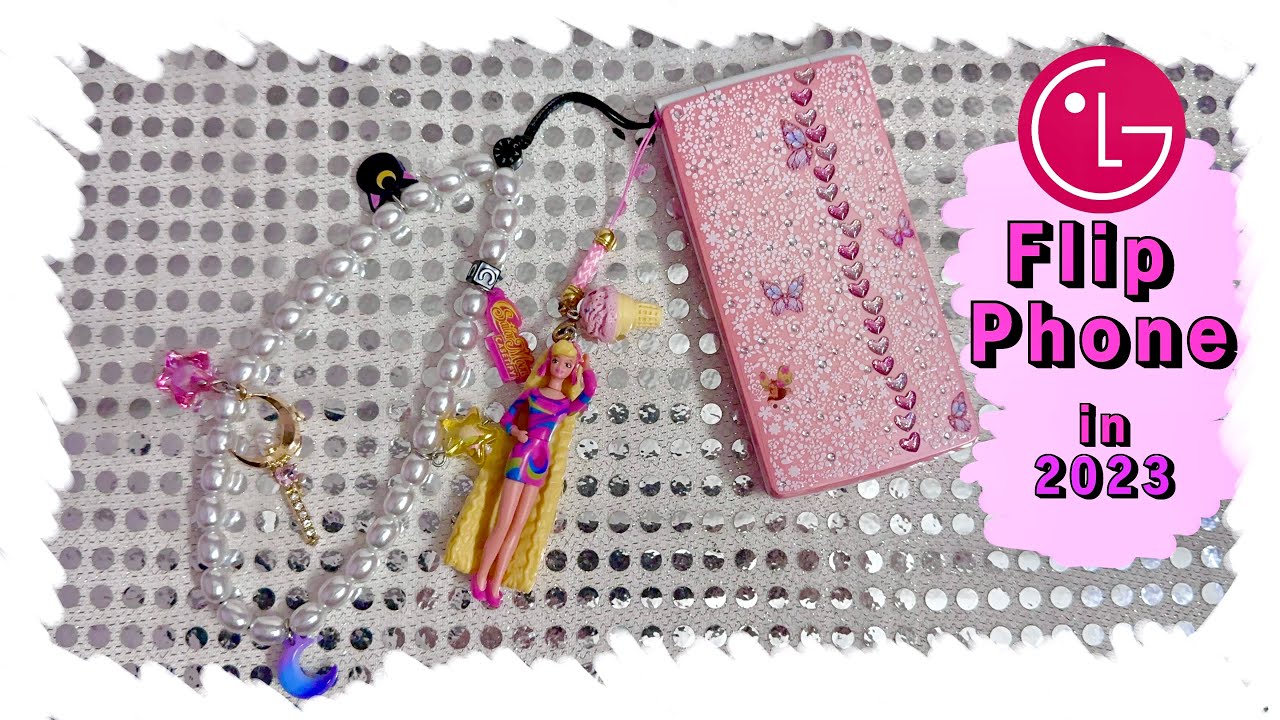 Unboxing a Flip Phone in 2023! | LG Wine Smart (pink) + decorating