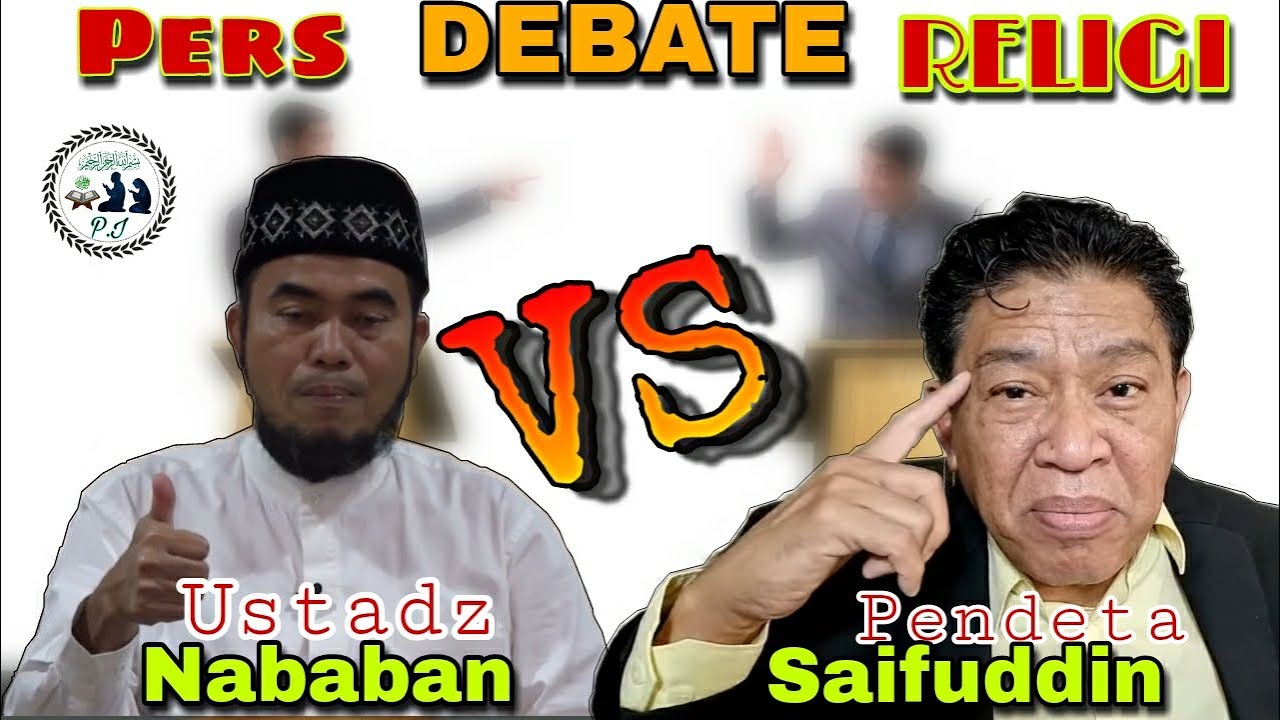 Ustadz Nababan VS Pendeta Saifuddin Ibrahim Debat Dingin Pers Religion