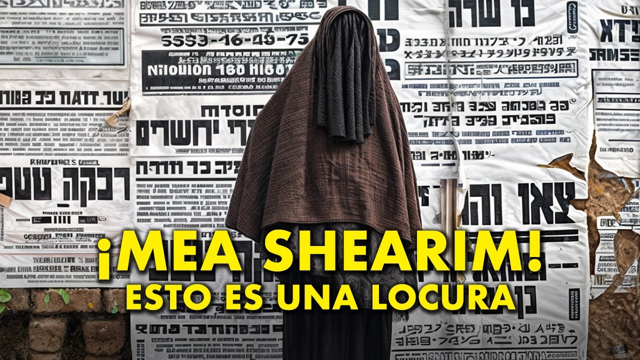 CAOS en el BARRIO JUDÍO ULTRAORTODOXO de MEA SHEARIM | Esto es una LOCURA