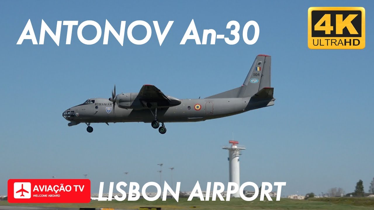 Antonov An-30 • Romanian Air Force • Lisbon Airport