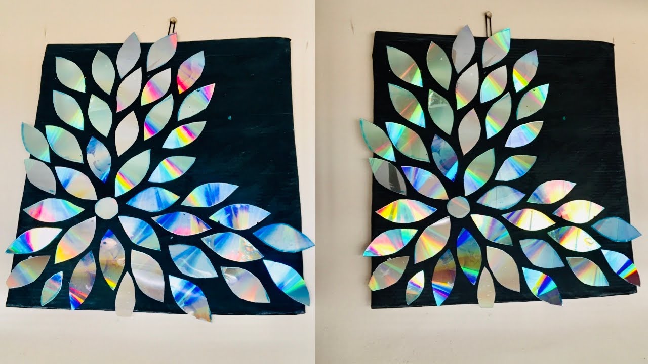 DIY | Old CD Craft Ideas | old cd wall hanging | Easy recycled project | Craft with cd