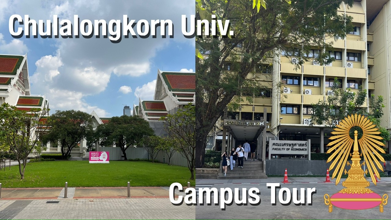 【JP/ENG】チュラ大キャンパスツアー by ex-exchange student🇹🇭💕