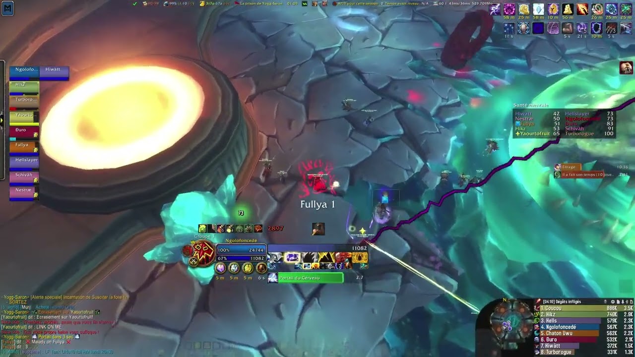 Ulduar 10 WotLK Classic Yogg 1-Light - Enhancement Shaman POV