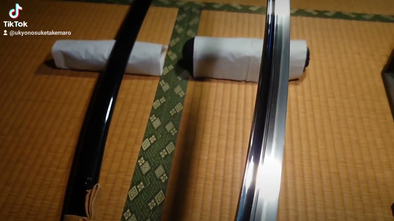 【ぼちぼちの刀剣動画】表銘・備前國住長船源五郎清光　假屋村為源太夫作之   裏銘・天文二十二二年八月日