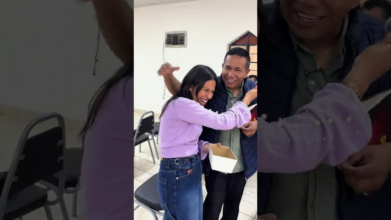 “DALE UN ABRAZO A QUIEN 🫂 “. #dinamica #iglesiacristiana  #humorcristiano  #mtynl 