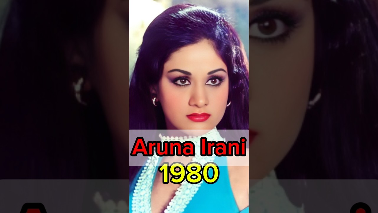 Aruna Irani (1946-2025) Age transformation #arunairani #shortvideo