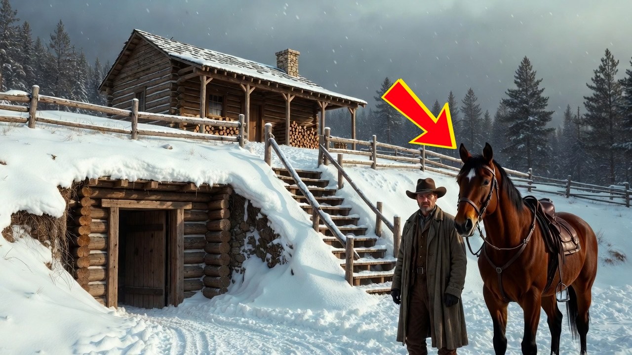 Sie nannten seine unterirdische Scheune verrückt — bis seine Pferde im Blizzard am Lebenicht blieb