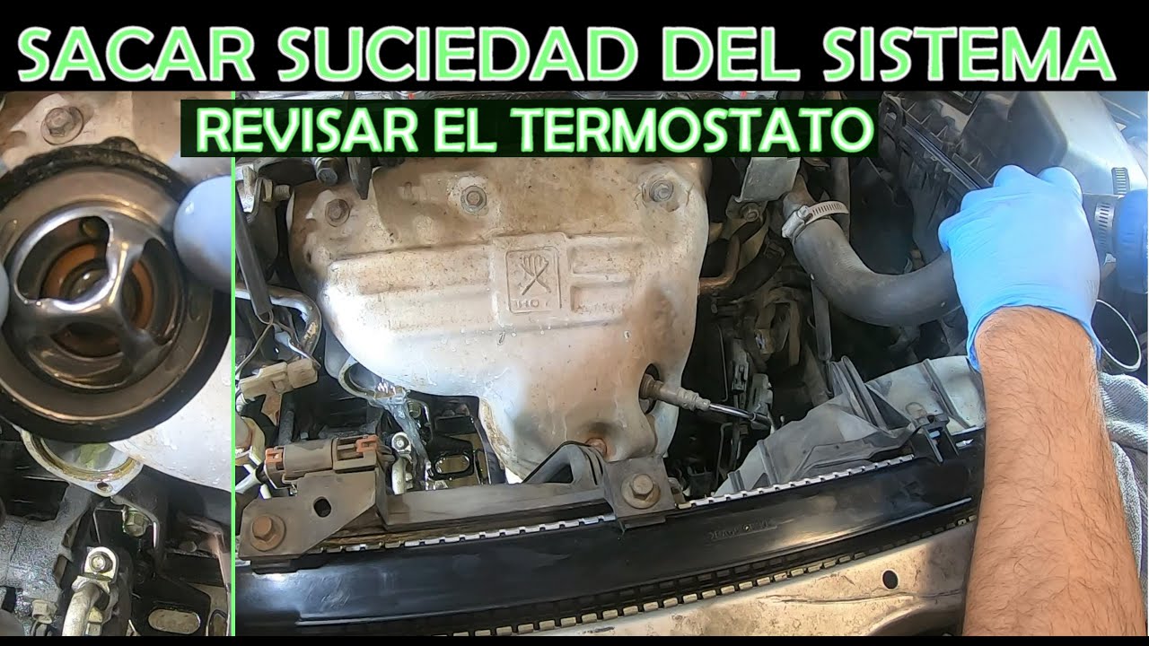 Como cambiar el agua o refrigerante viejo del motor (para que no se sobrecaliente)