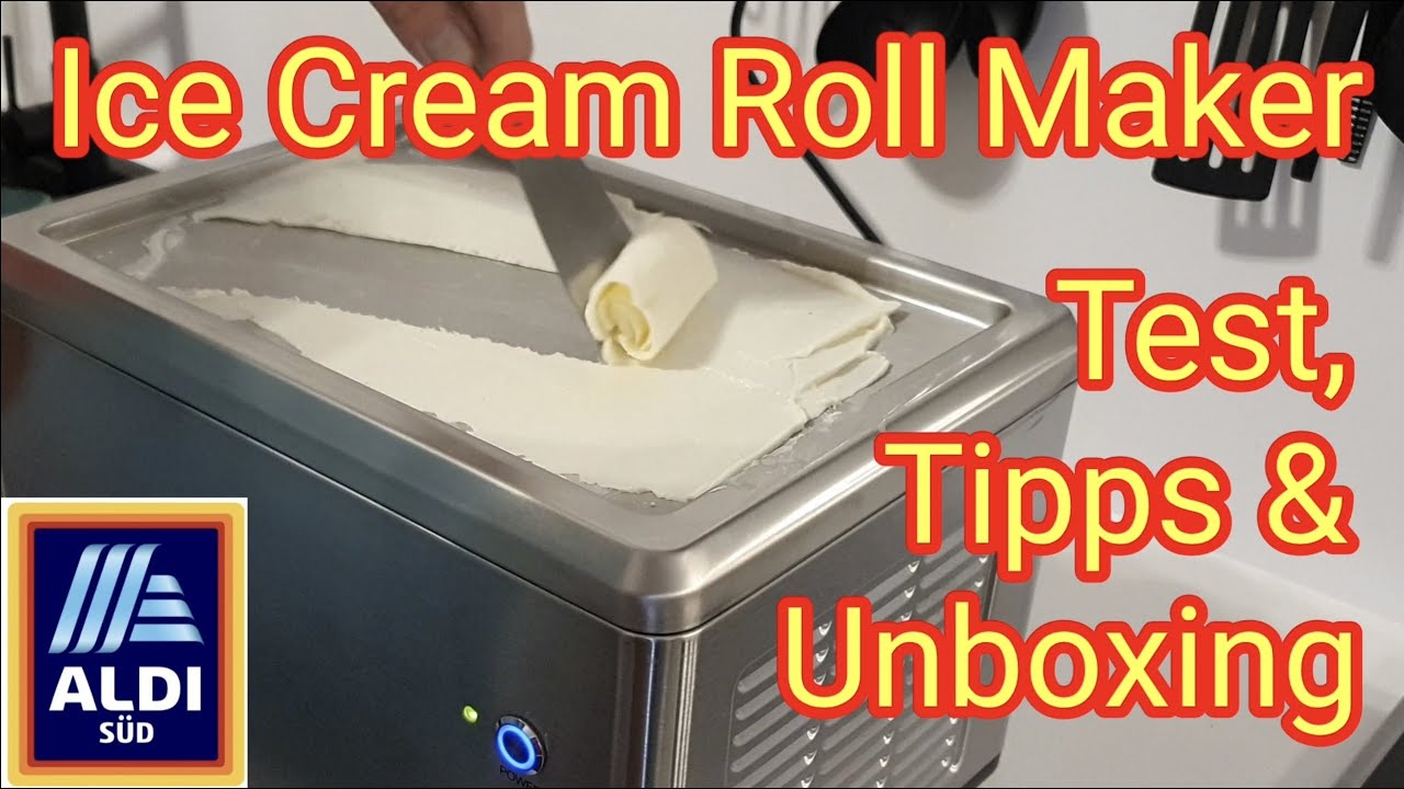 Ice Cream Roll Maker 2021 von Aldi - Test, Tipps & Unboxing