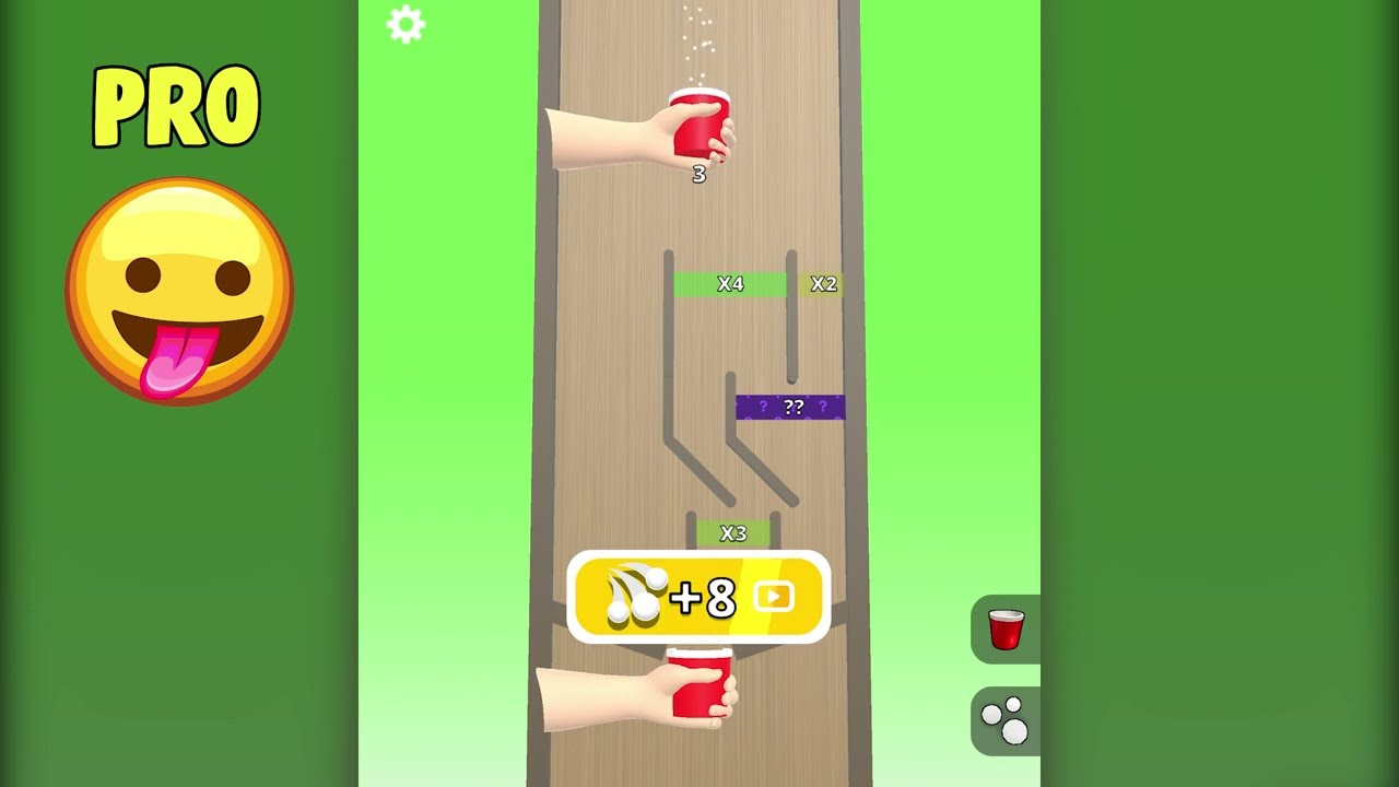 NOOB vs PRO vs HACKER in Bounce and Collect EPS 2 - Gameplay Android, ios | Pinker Lab